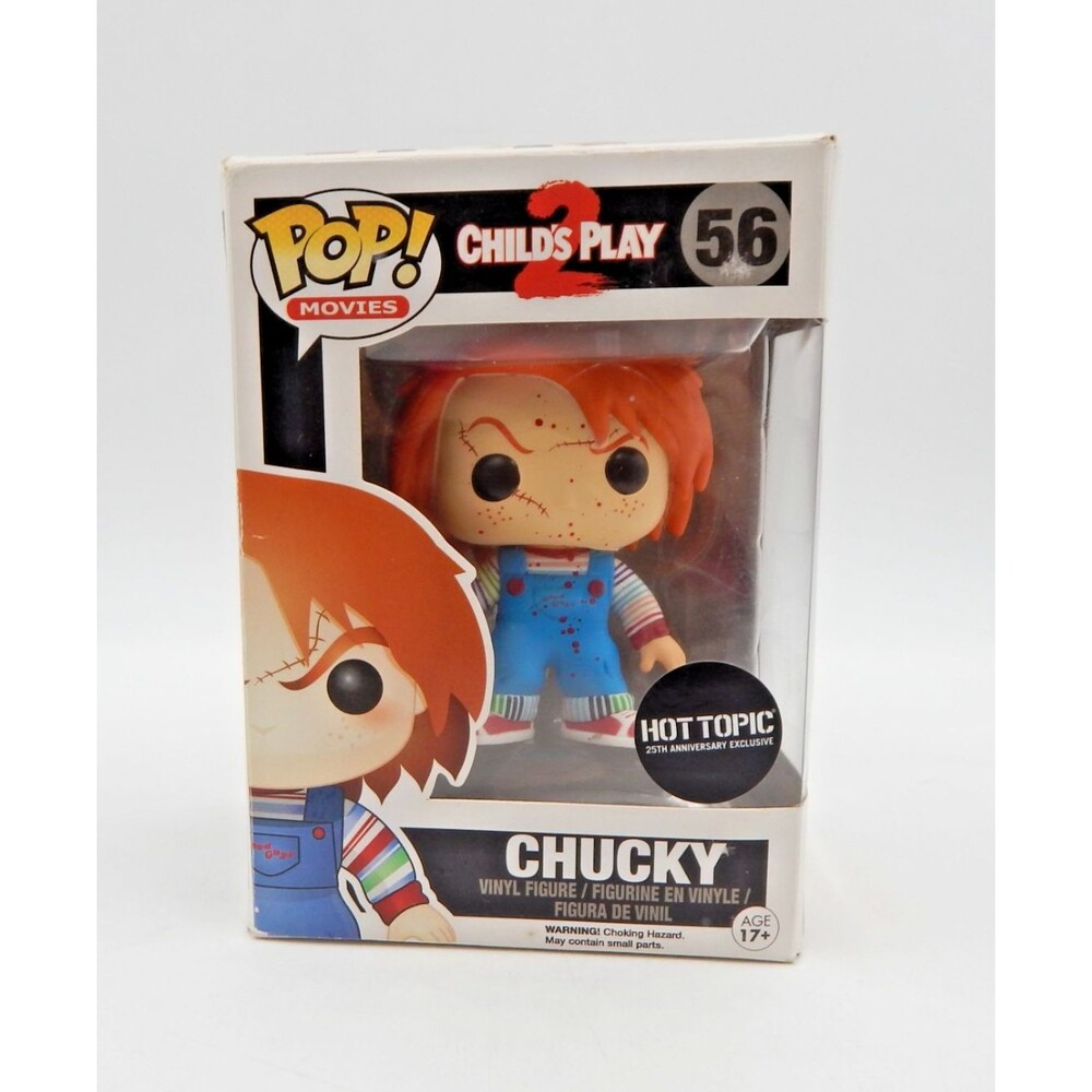 Funko POP! Movies Childs Play 2 Chucky Hot Topic 56 Exclusive Anniversary Bloody